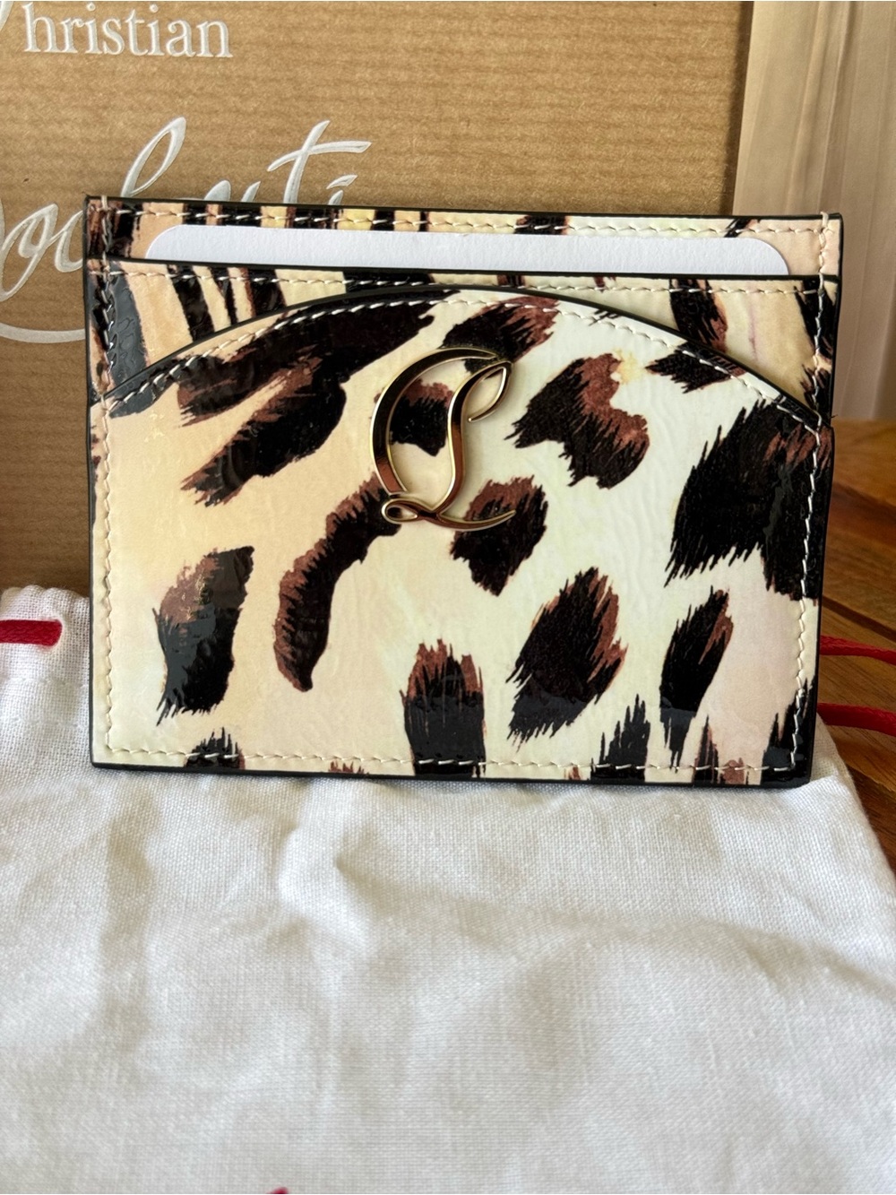 Christian Louboutin LOUBI54 Card Wallet-NWT - Picture 2 of 11